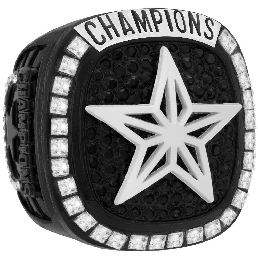 Star Series Ring  - Black & White
