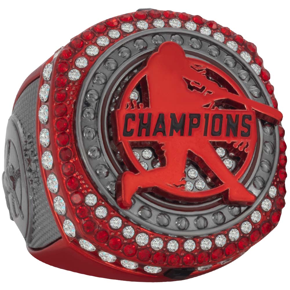 Baseball Legacy Series Ring - Black & Red