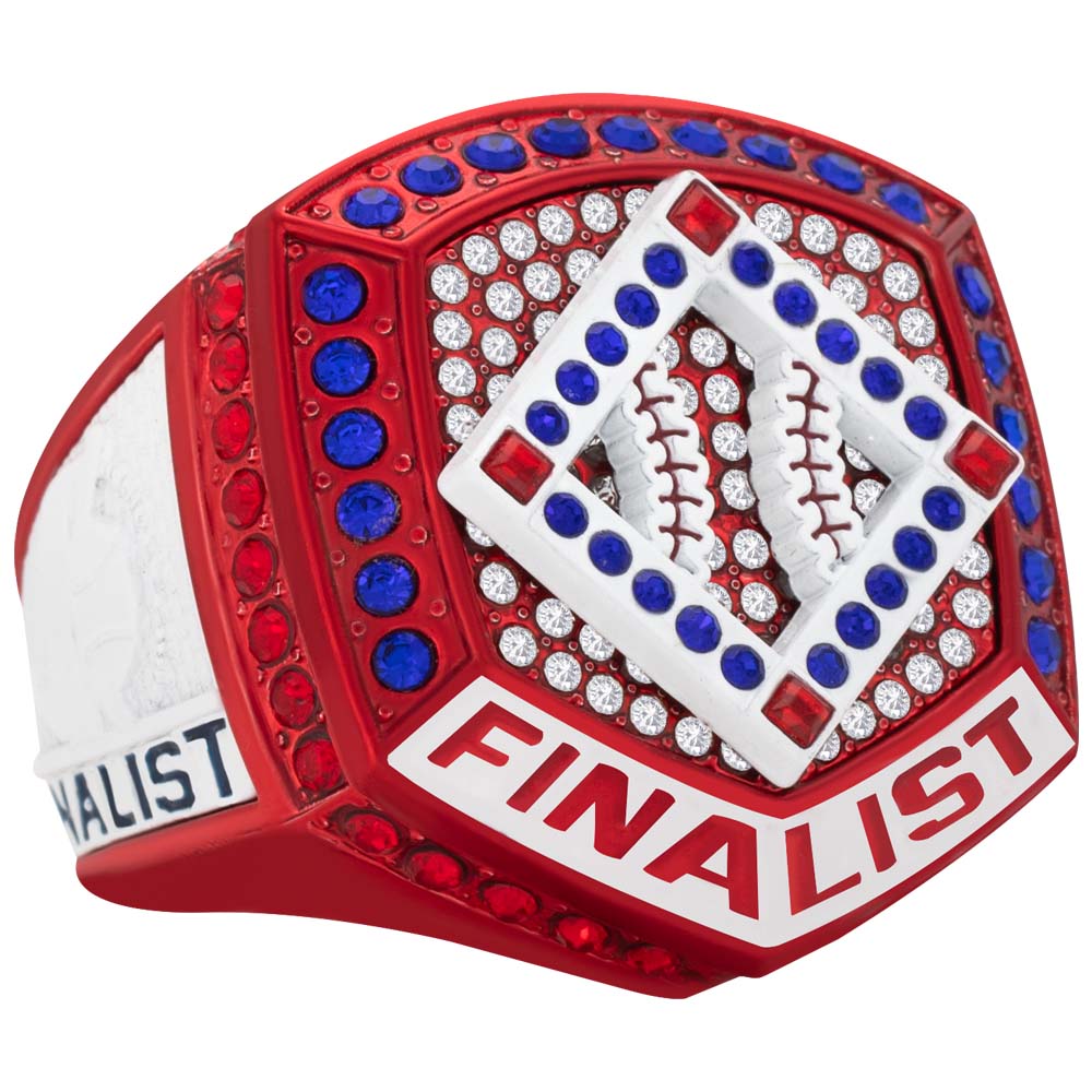 Home Plate Series Ring  - Red, White & Blue