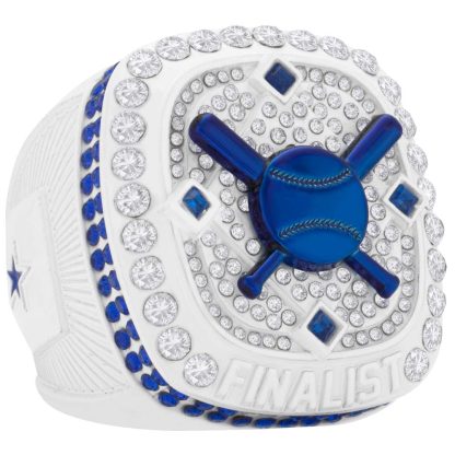 Cross-Bat Series Blue & White Rings - Image 3