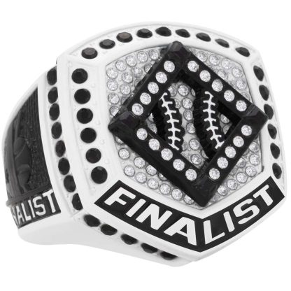 Home Plate Series Black & White Rings - Image 3