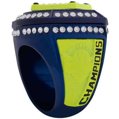 Home Plate Series Neon & Navy Rings - Image 4